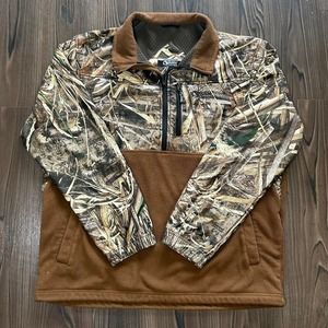 Real tree camo fleece jacket